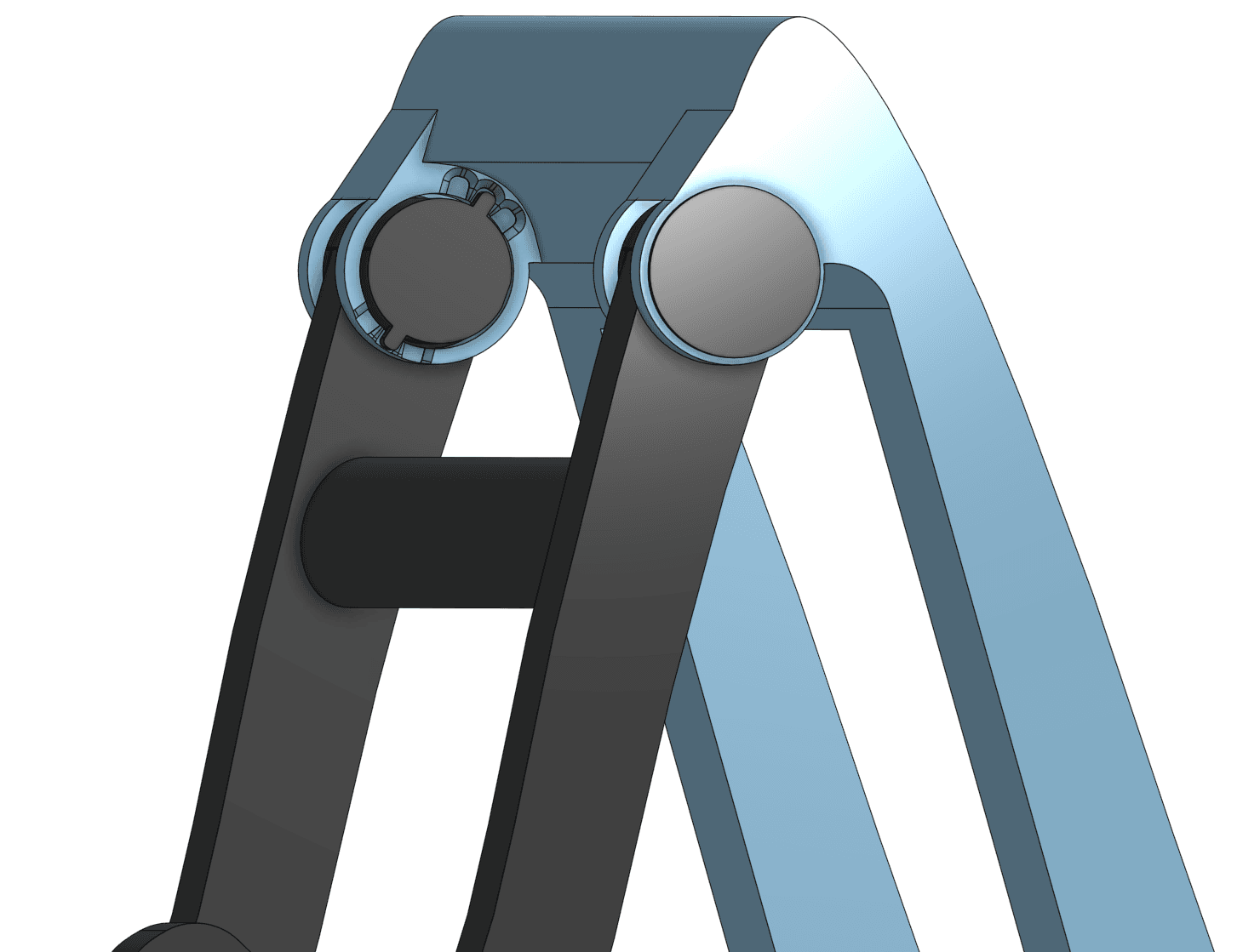 Phone stand with tilt adjustment 3d model