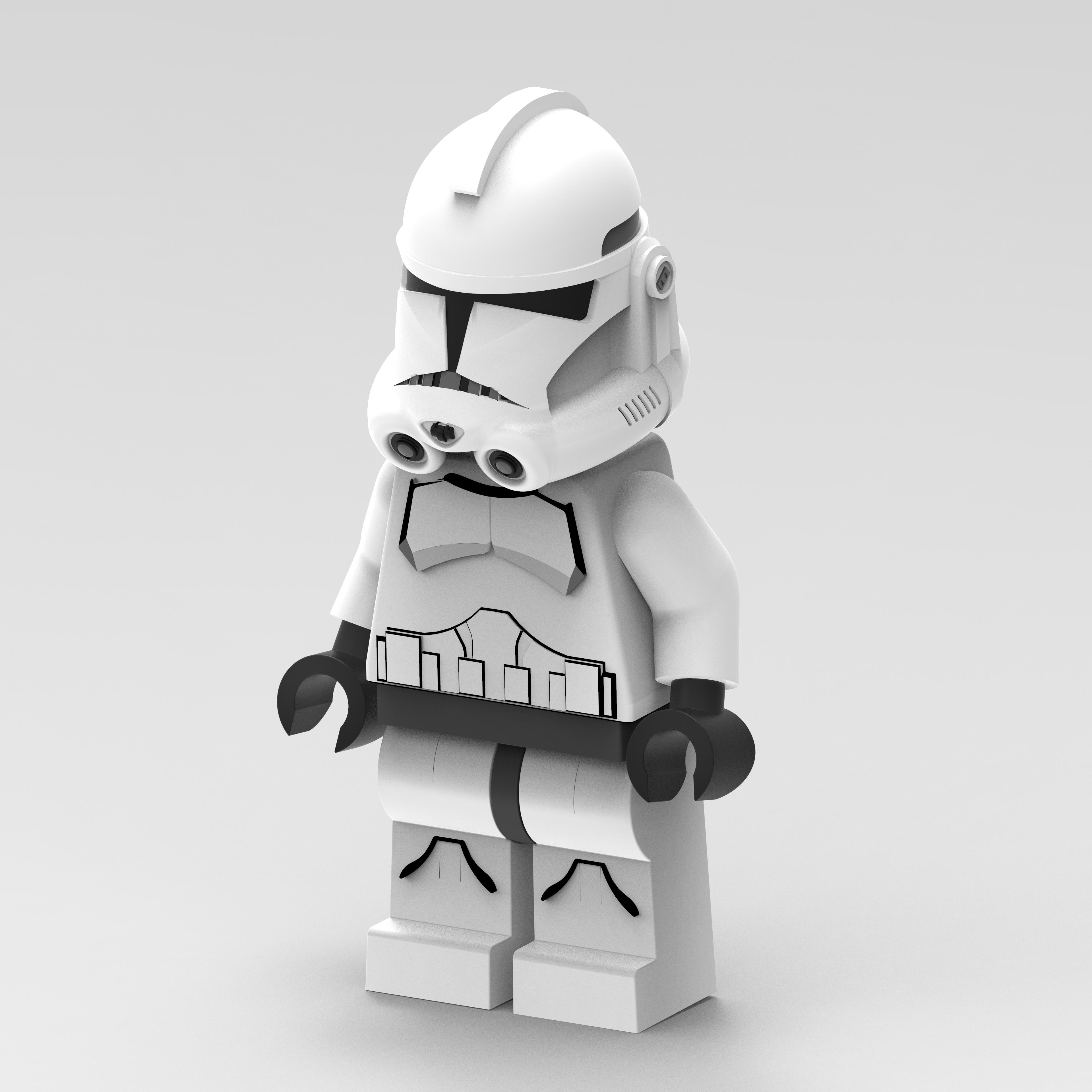 Stormtrooper Lego 3D Printable  3d model