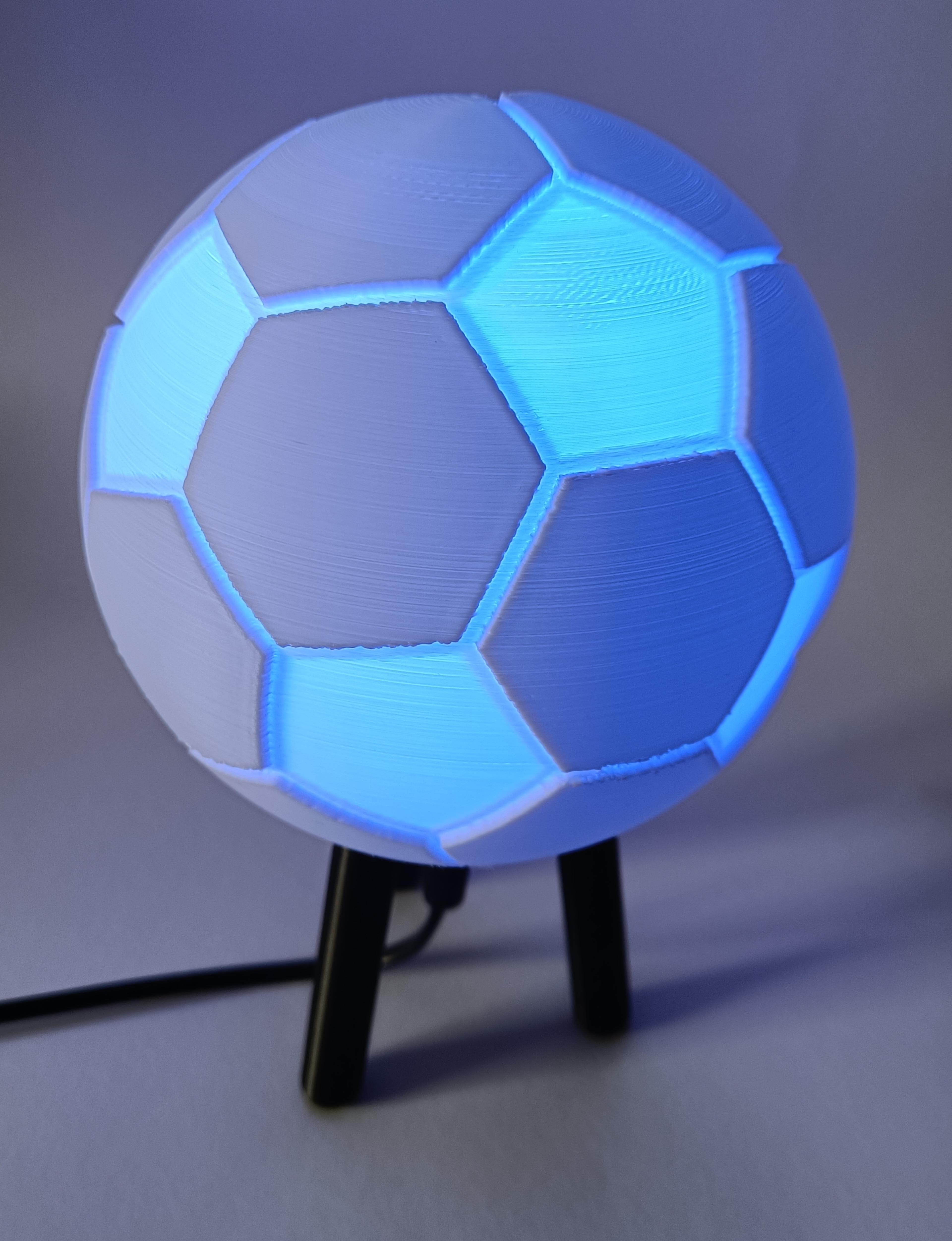 Hybrid Hanging/Desk Football Lamp 3d model