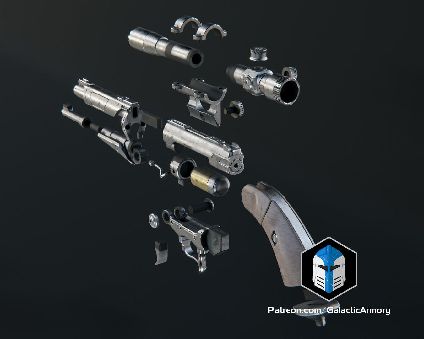 Westar 88 Blaster - 3D Print Files 3d model