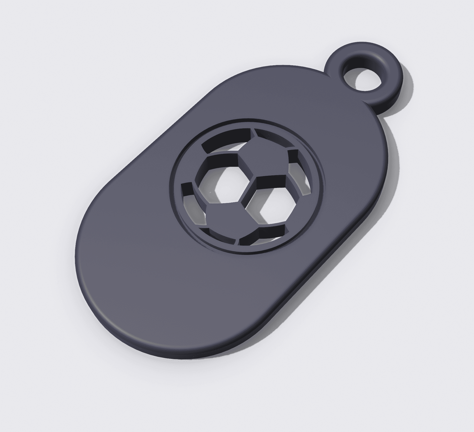 Key Fob - Soccer 3d model