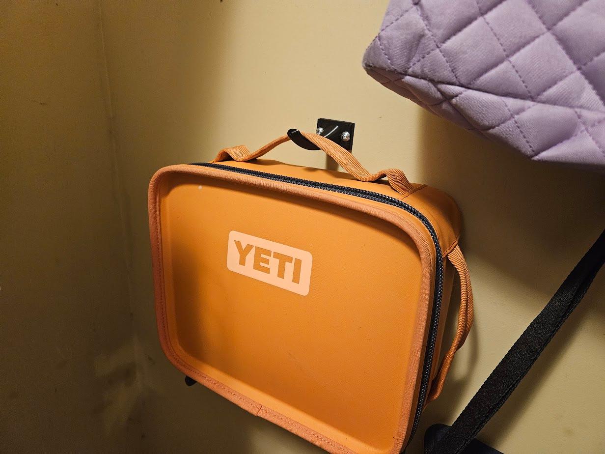 Yeti Lunchbox Wall Hook Hanger 3d model