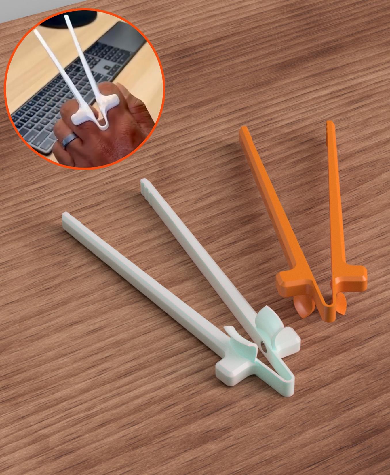 Finger Chopsticks 3d model