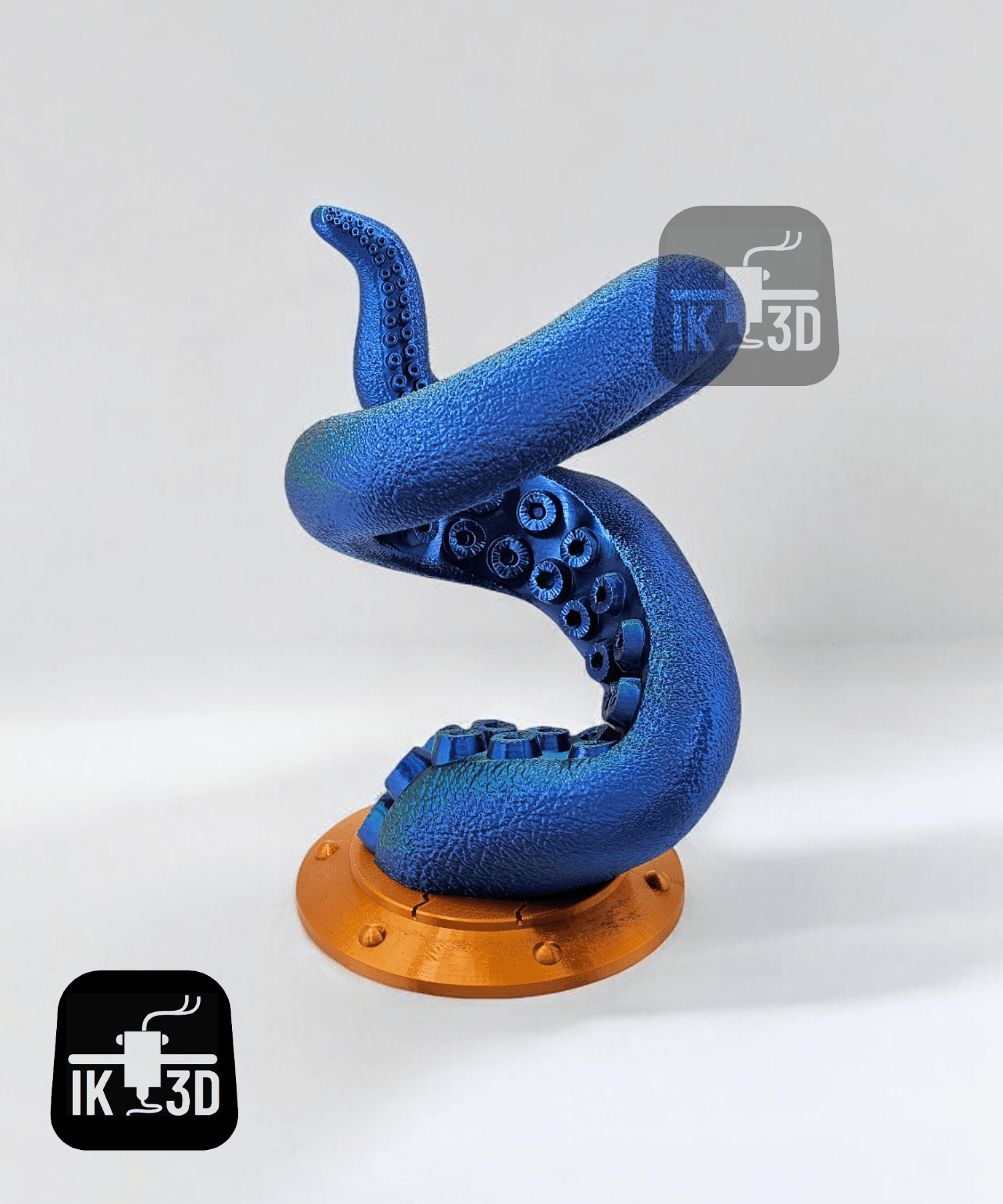 Octopus Tentacle Wine Bottle Holder / No Supports 3d model