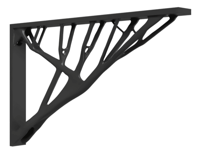 Generative Design Shelf Bracket 3d model