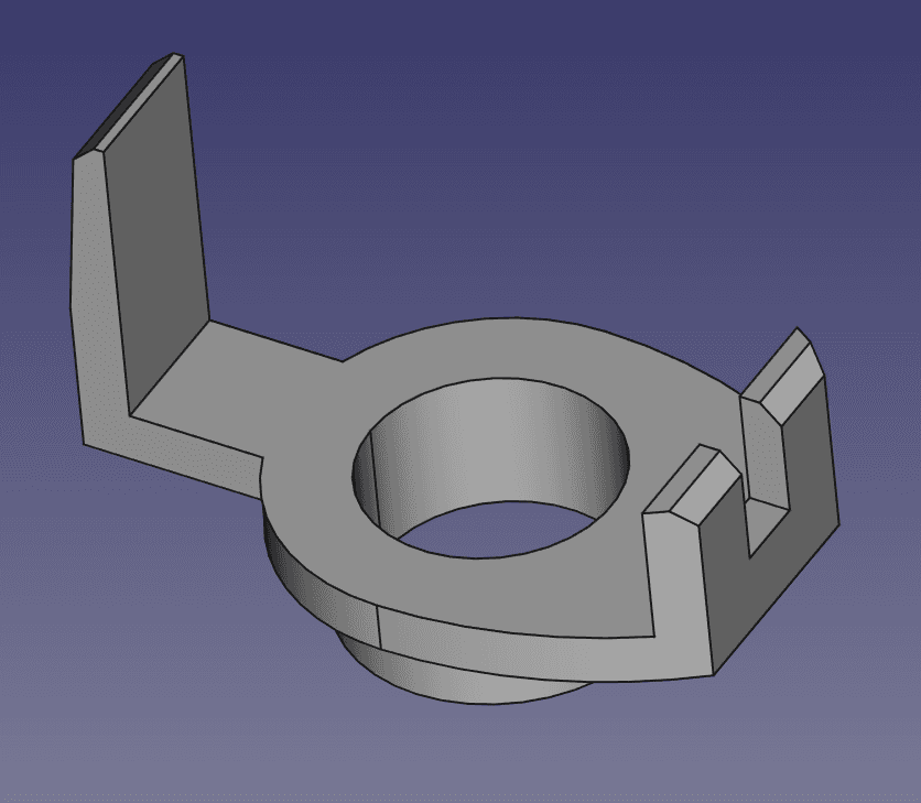 GoPro Clones Open Mount Camera Retainer.stl 3d model