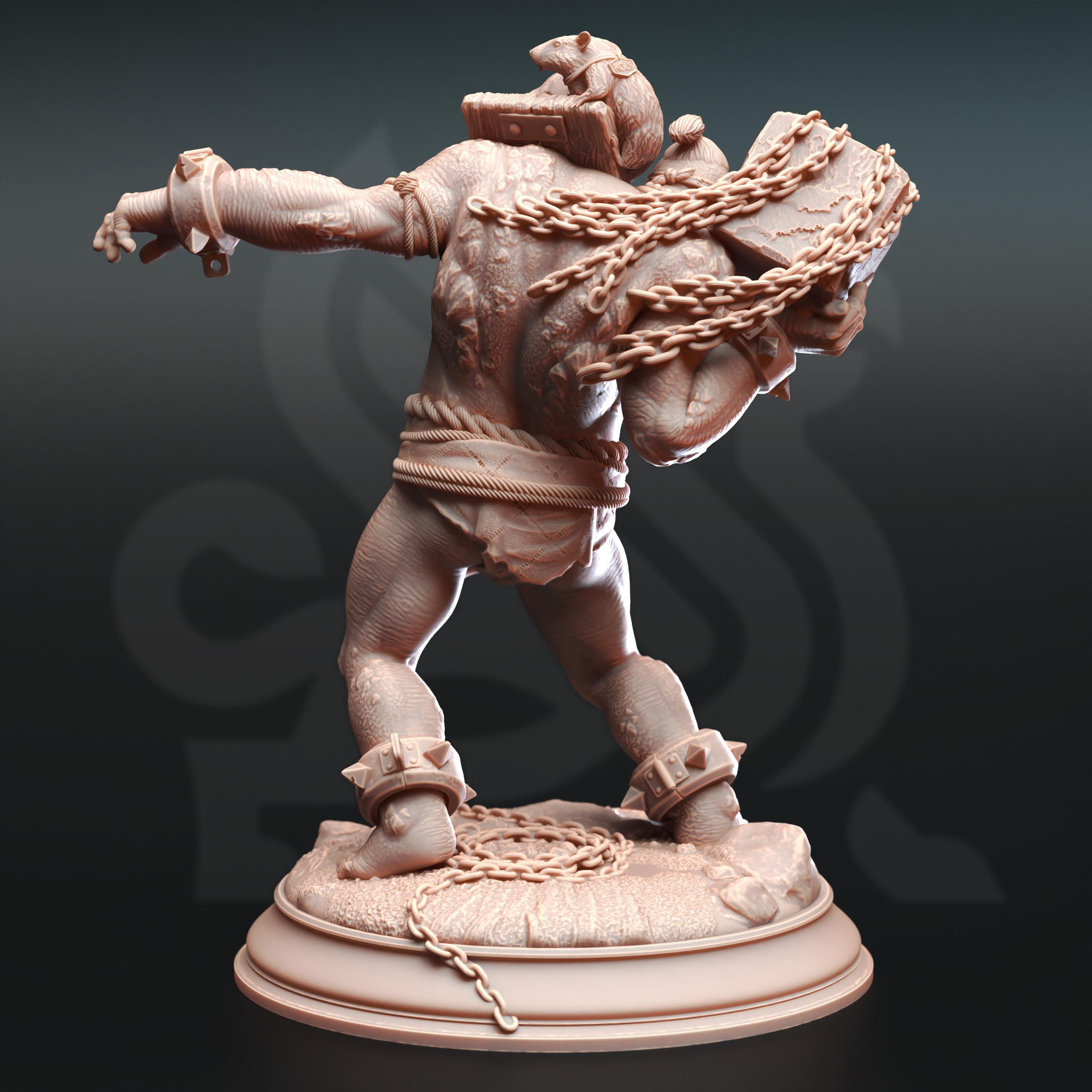 Ettin Savages - Droggod Tribe 3d model