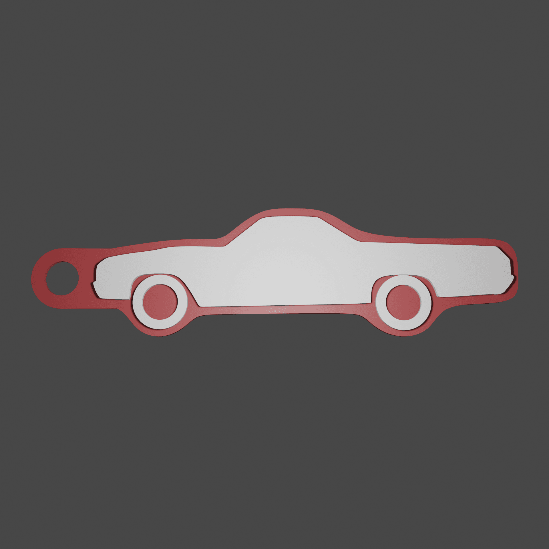 Chevrolet El Camino Keychain 3d model