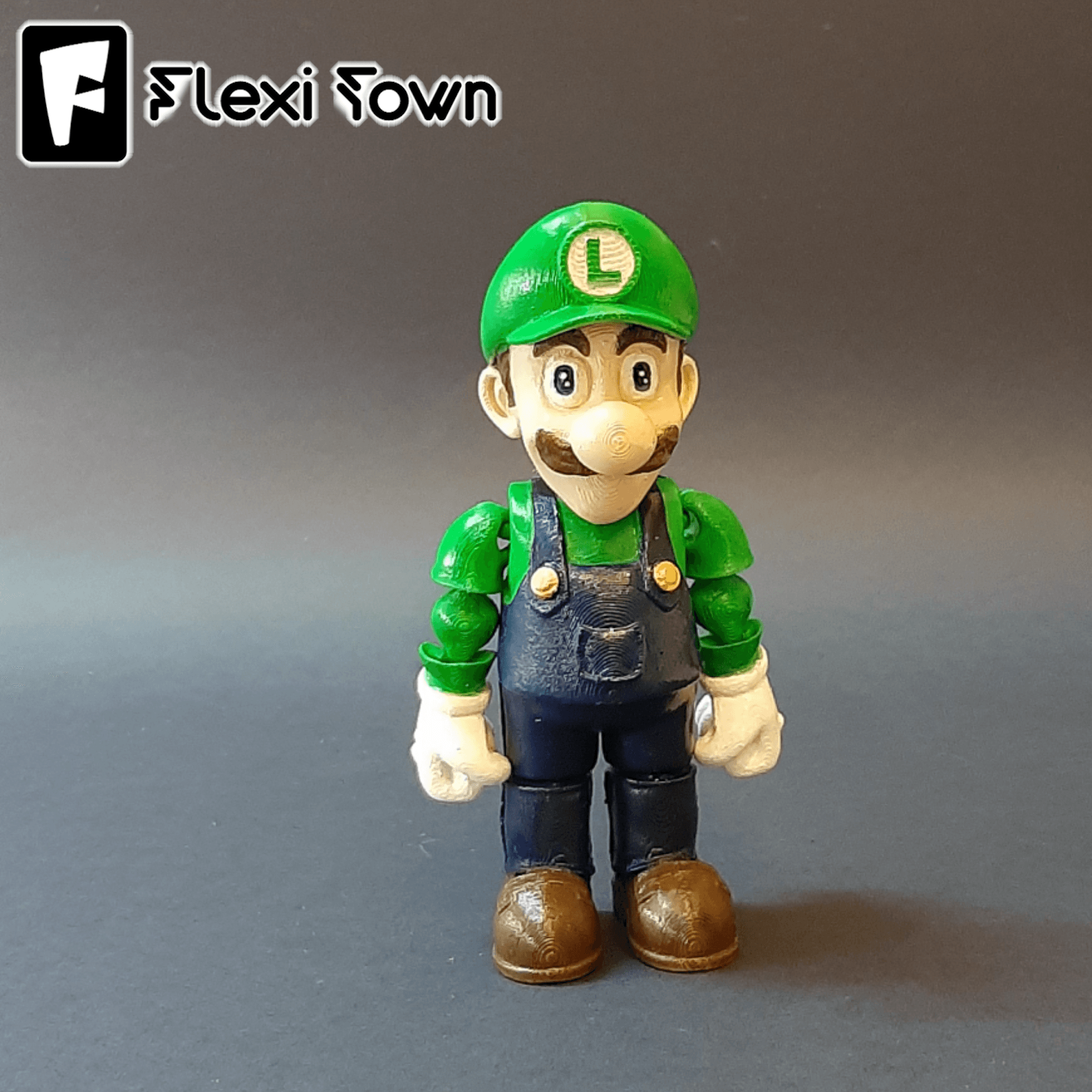 Flexi Print-in-Place Luigi 3d model