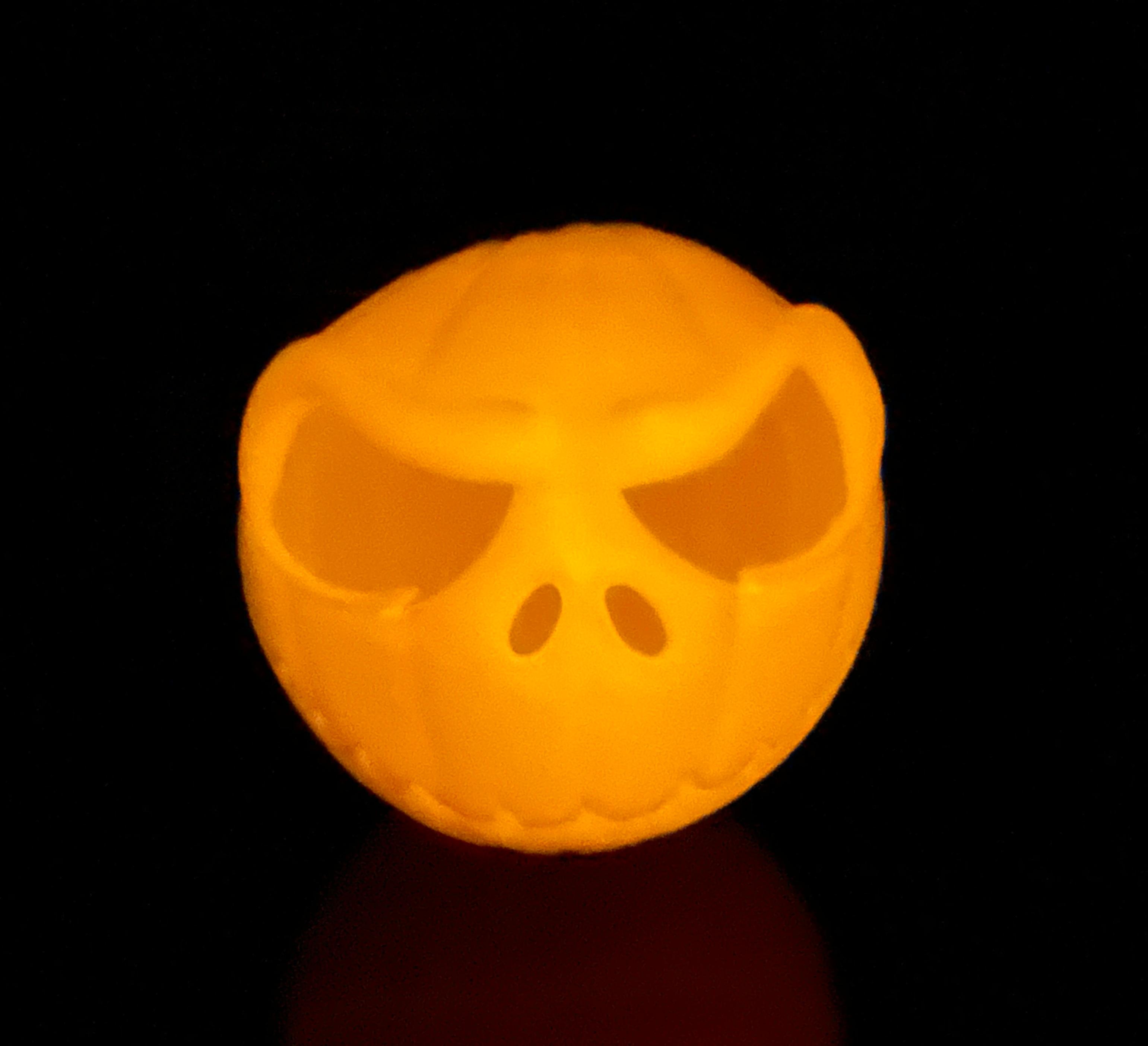 "Jack"-o'-lantern   #throwback - Printed in Polymaker Glow Orange - 3d model