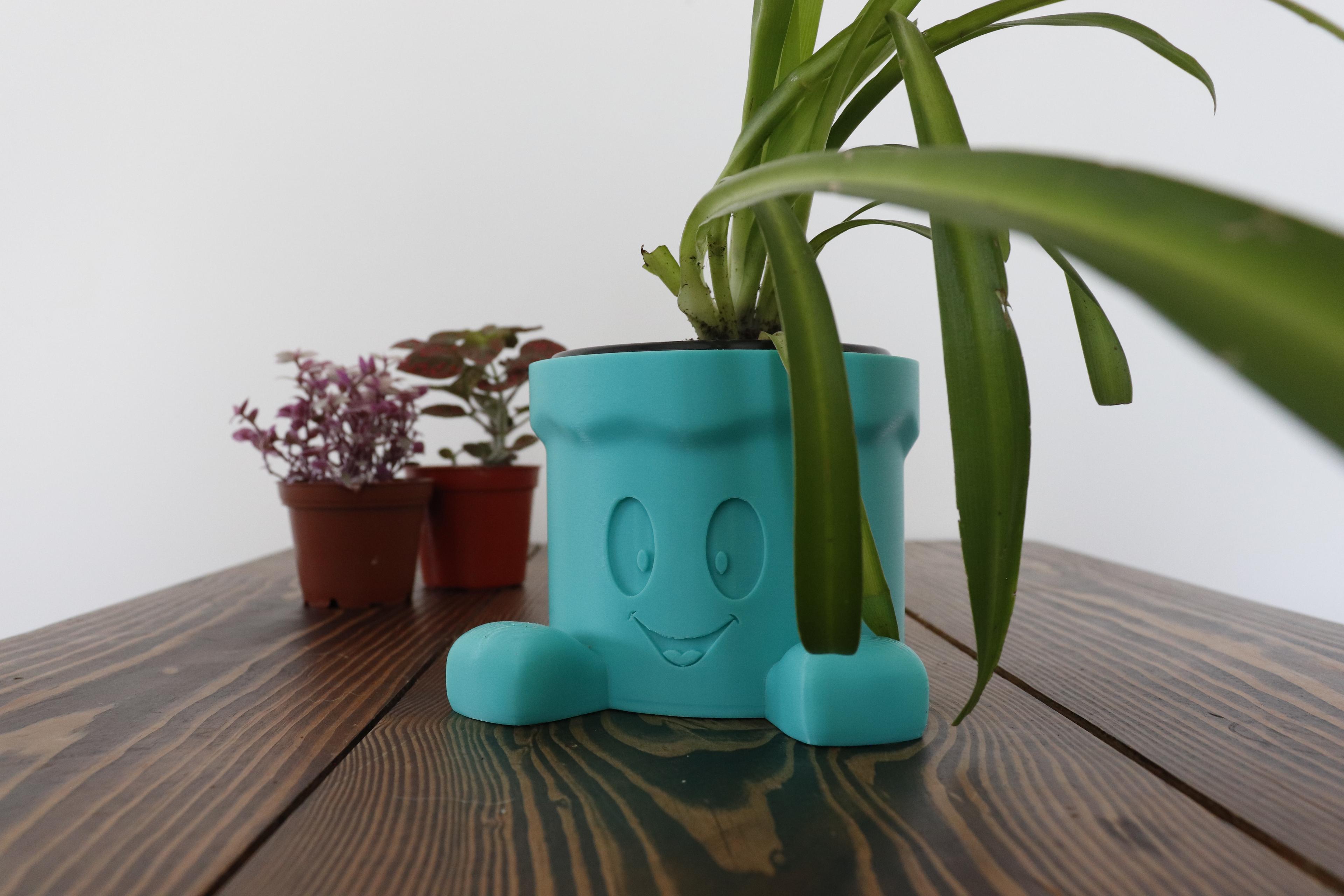 Cartoon Guy Planter 3d model