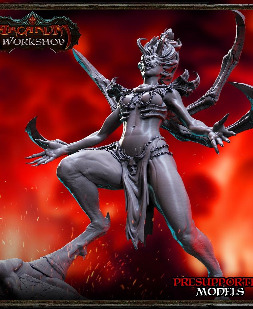 The Godess of agony  3d model