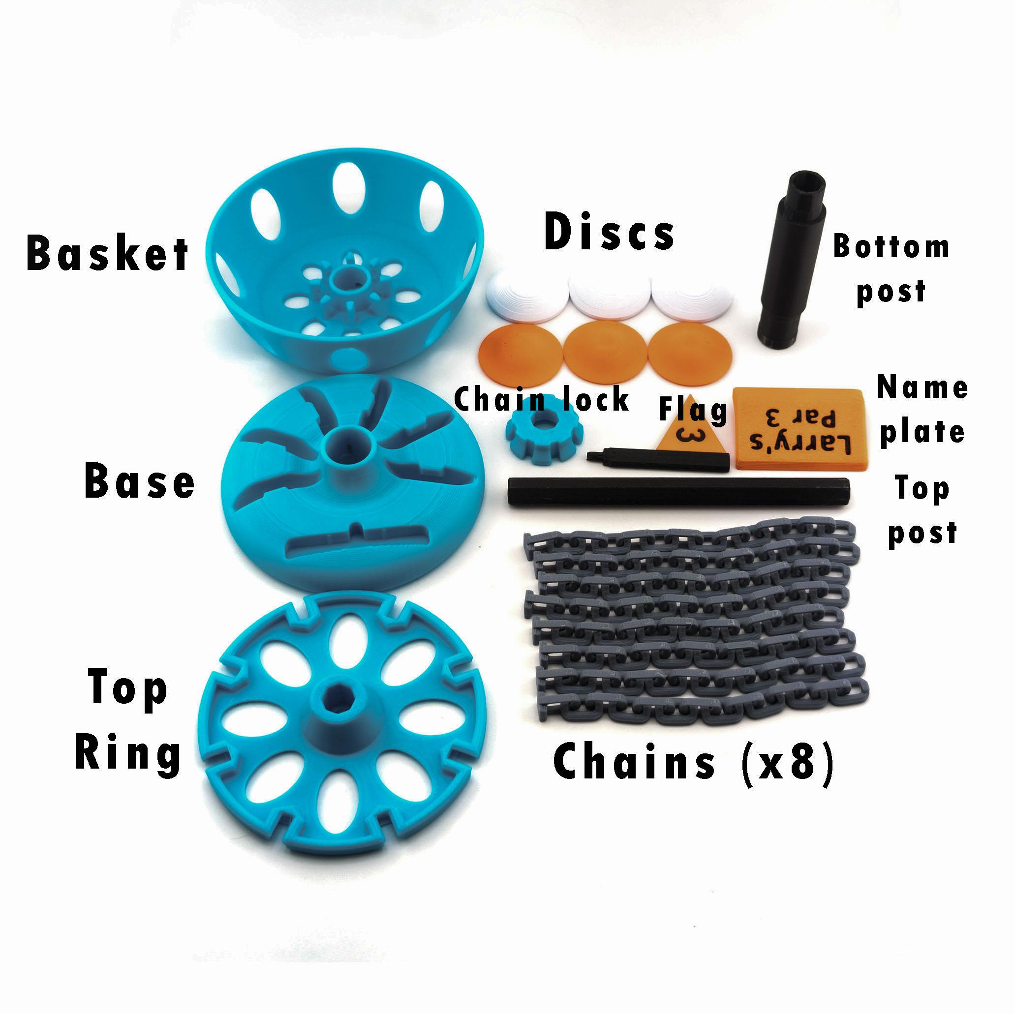 Larry's Disc Golf Desktop Game With PIP Chains 3d model