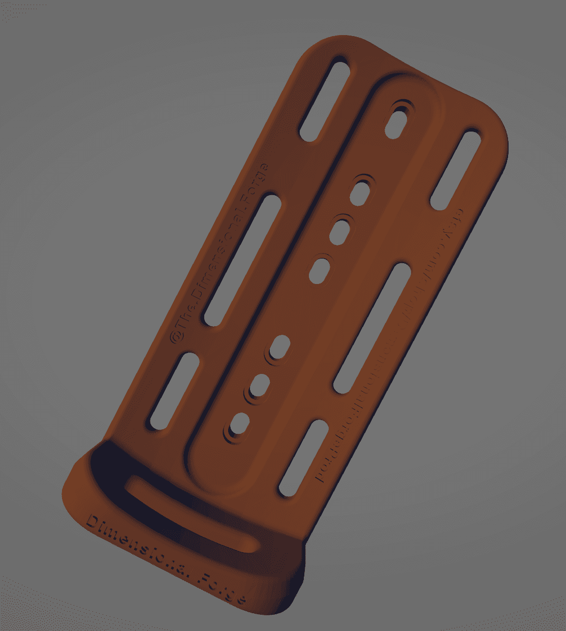 The Bend - Bikepacking Rack 3d model