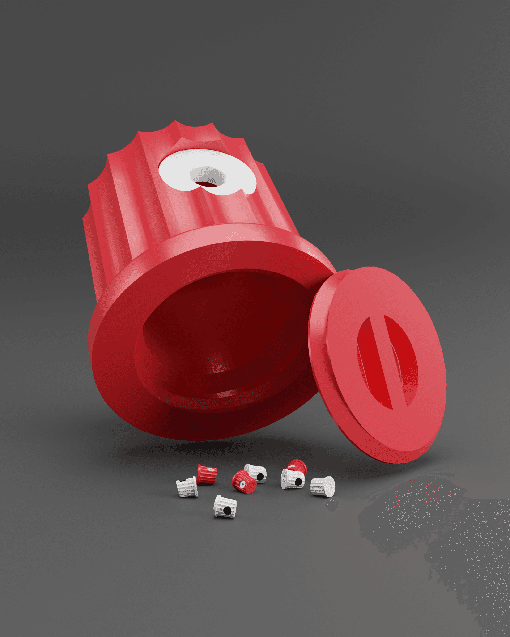 Spray Nozzle Storage For Paint and Aerosol Spray Can Nozzles 3d model