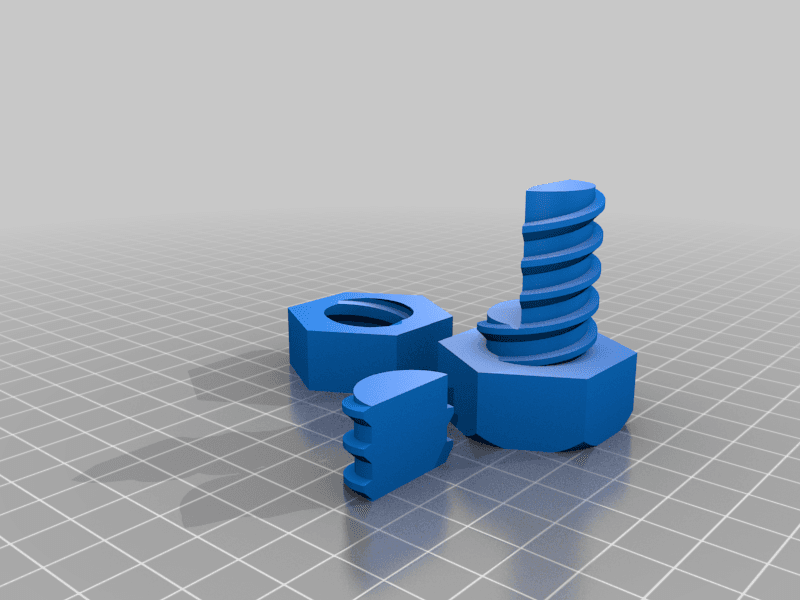 Unscrewable Screw 3d model