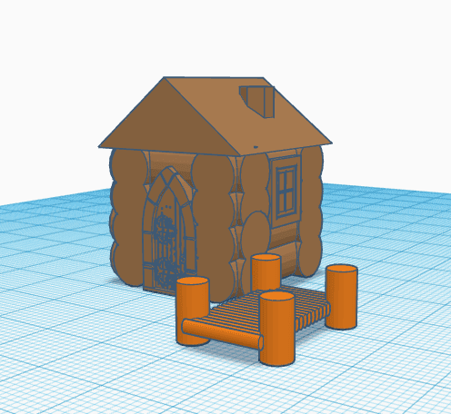 mini cabin n dock v1 .stl 3d model