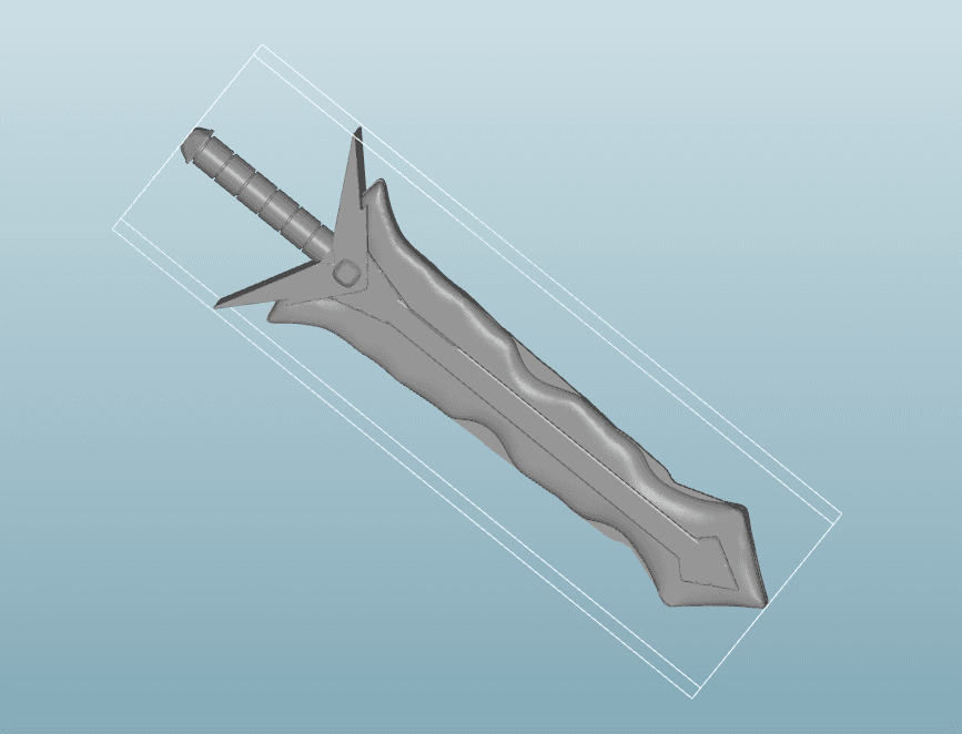 Dairanger Master Kaku Sword LC.stl 3d model