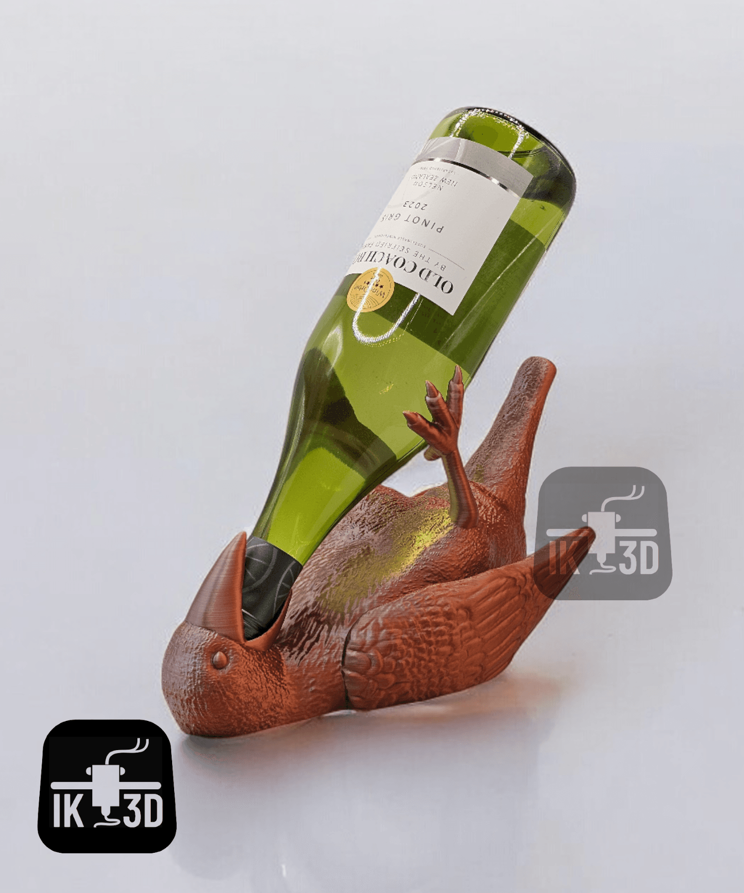 Raven Wine Bottle Holder  3d model