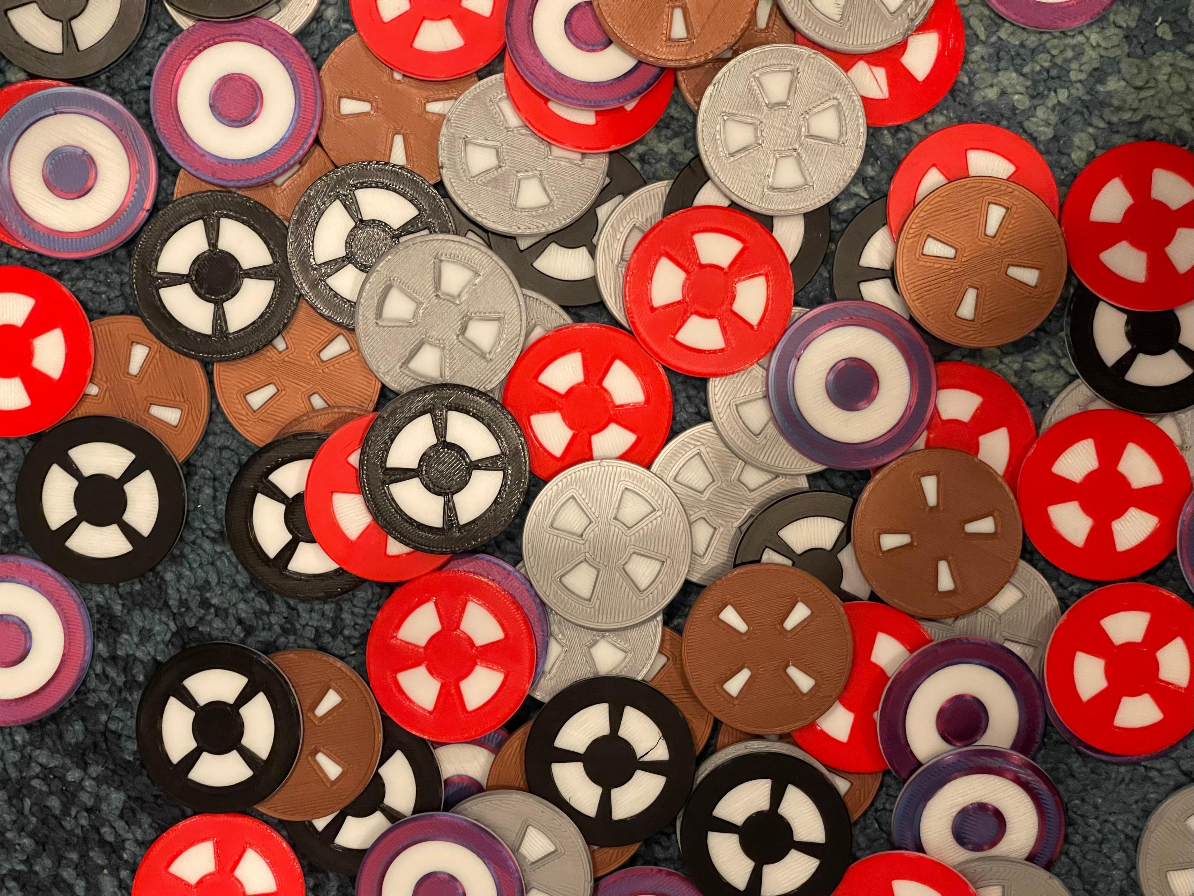 Poker Chips 3d model