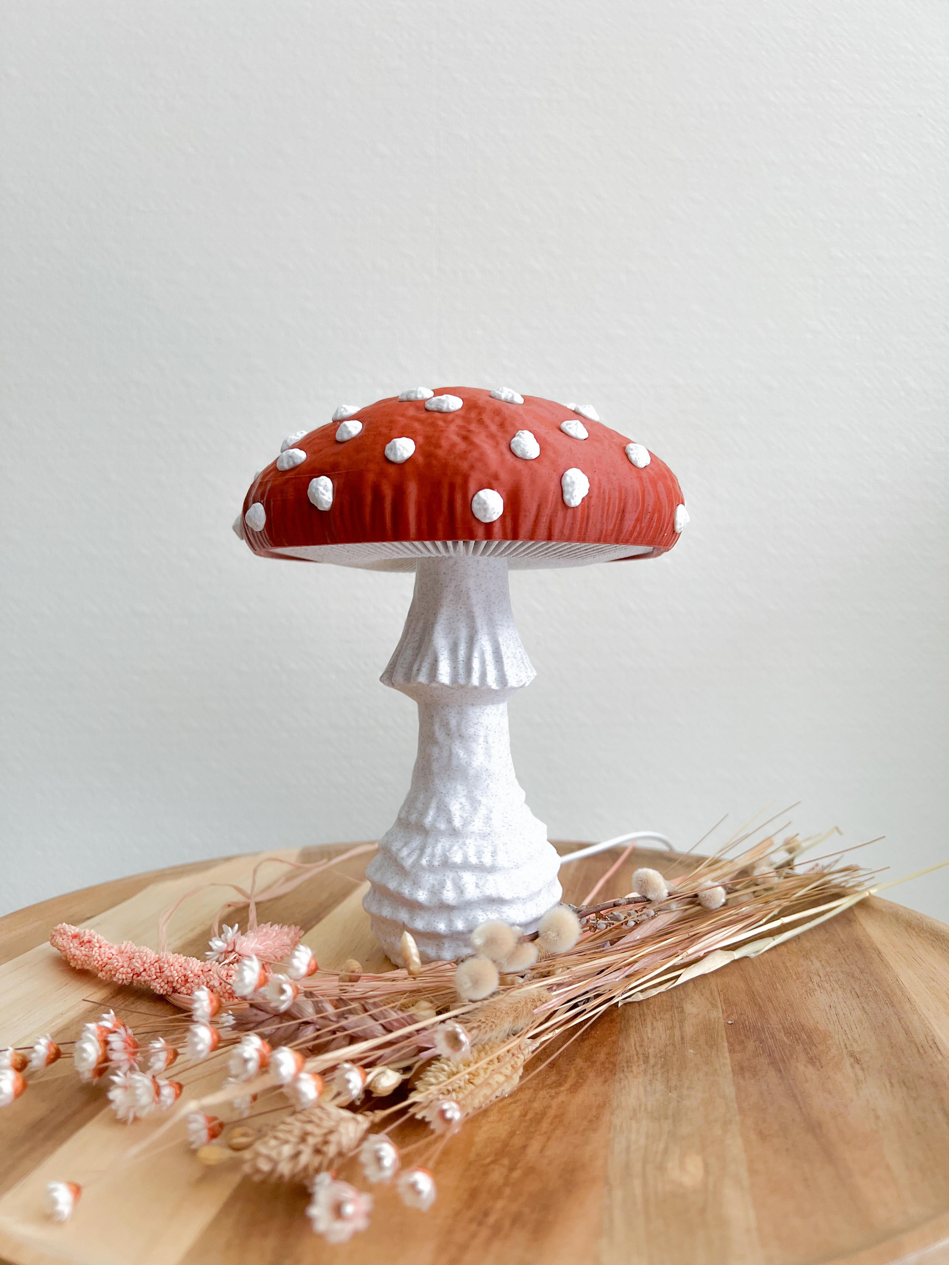 Mushroom lamp “Amanita Muscaria” 3d model