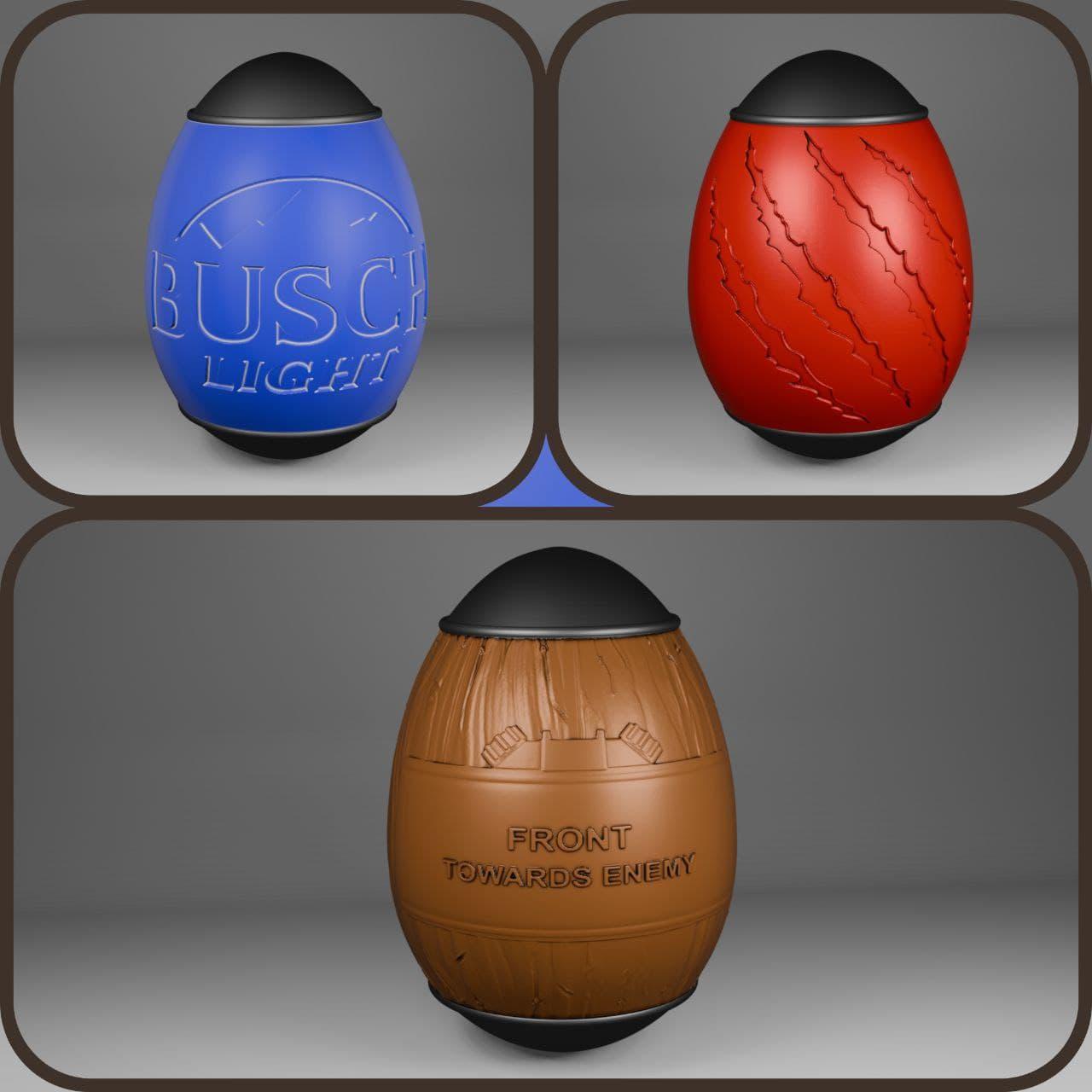 Egg Container - Set 1 3d model