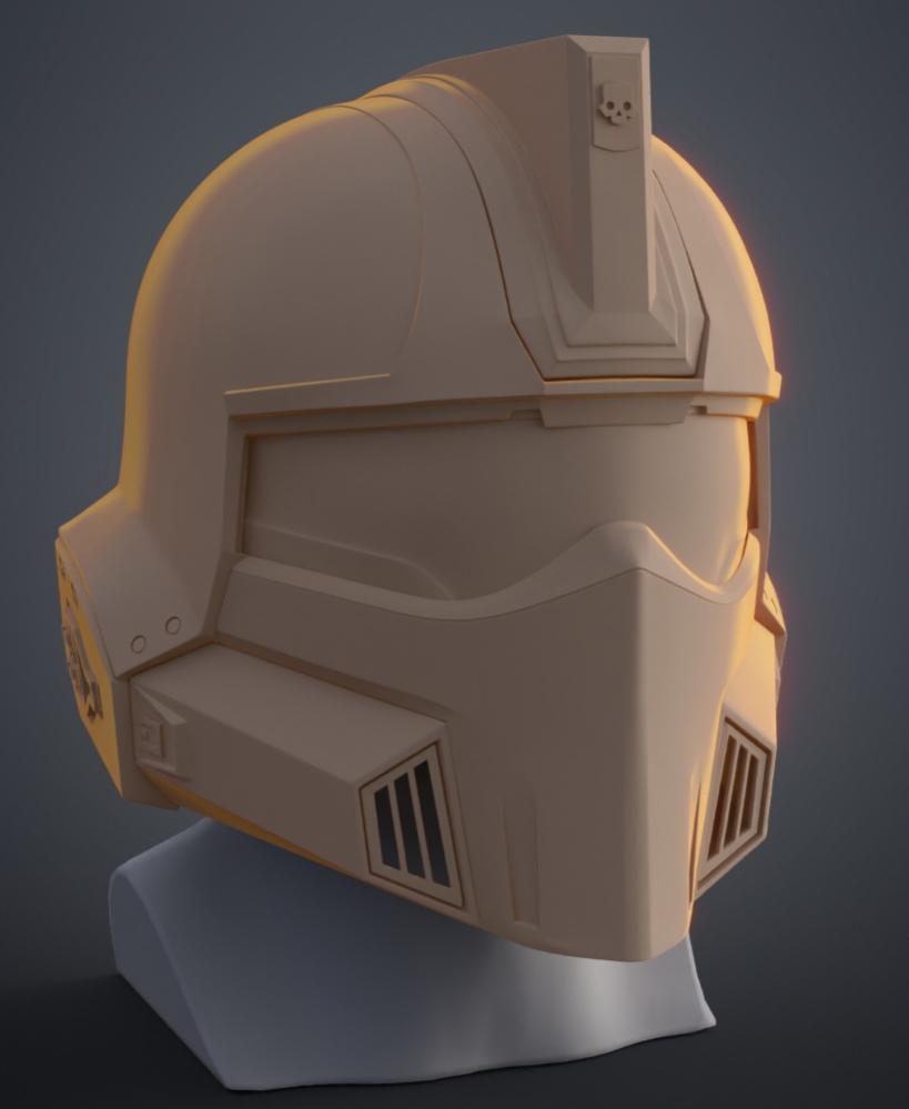 Helldivers 2 DP-40 Helmet 3d model