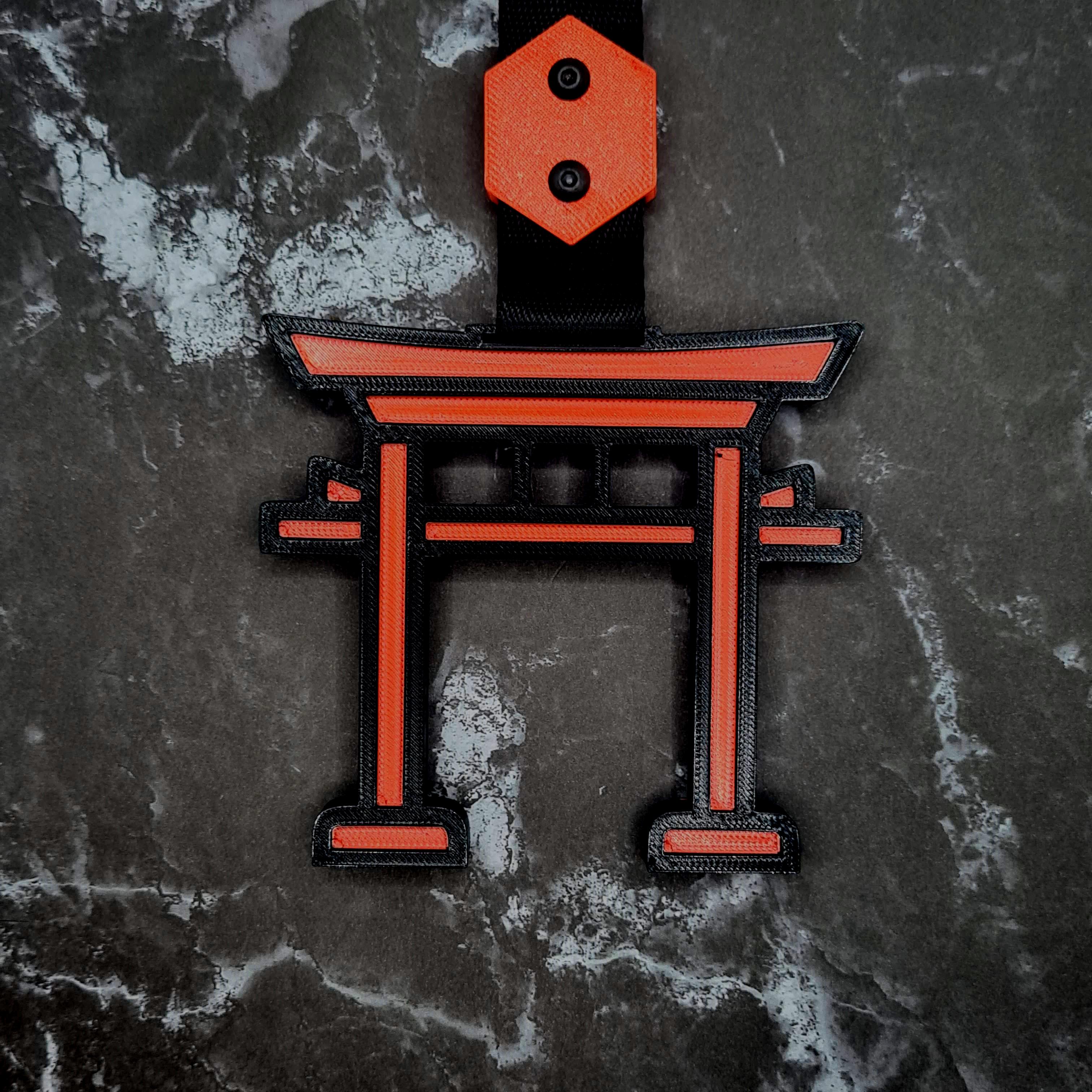 Torii (Shinto Gate) Tsurikawa (Solid) 3d model