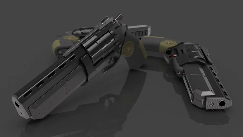 3DWORKBENCH Revolver 3d model