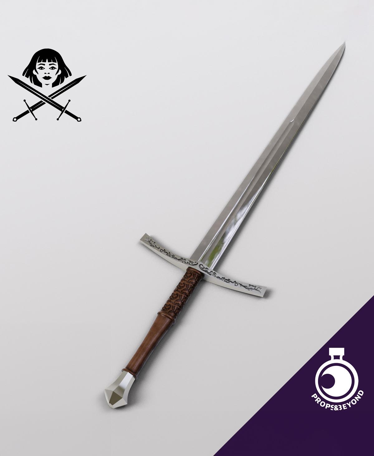 June 2022 Prop Drop - Swords and Muses 3d model