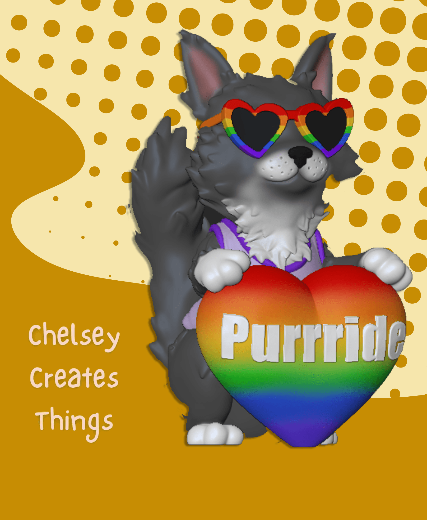 PURRRIDE 3d model