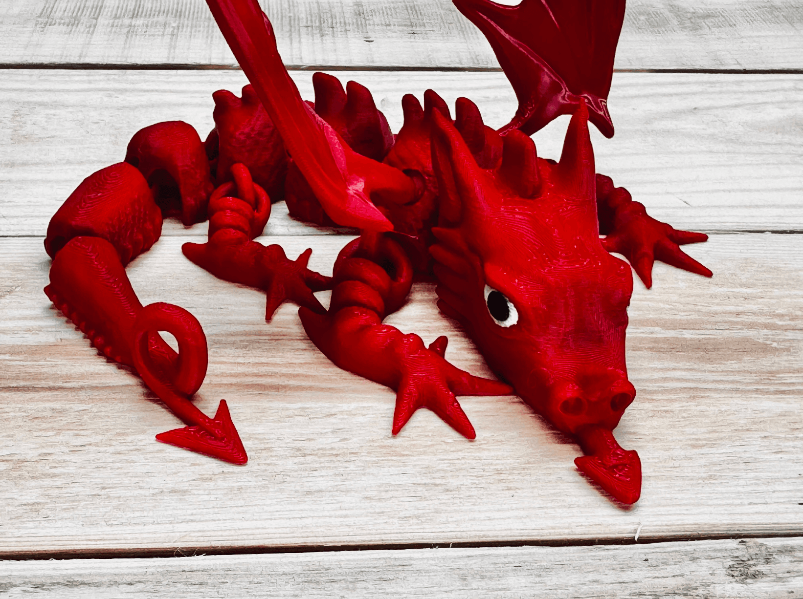 Y Ddraig Goch. Welsh Dragon - Articulated 3d model