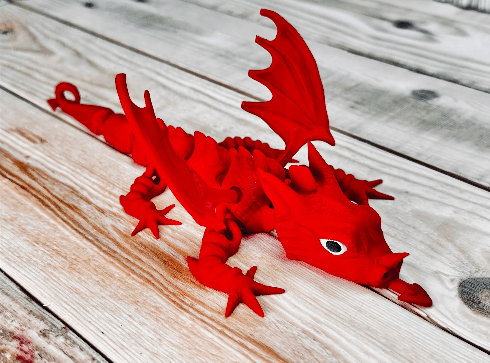 Y Ddraig Goch. Welsh Dragon - Articulated 3d model