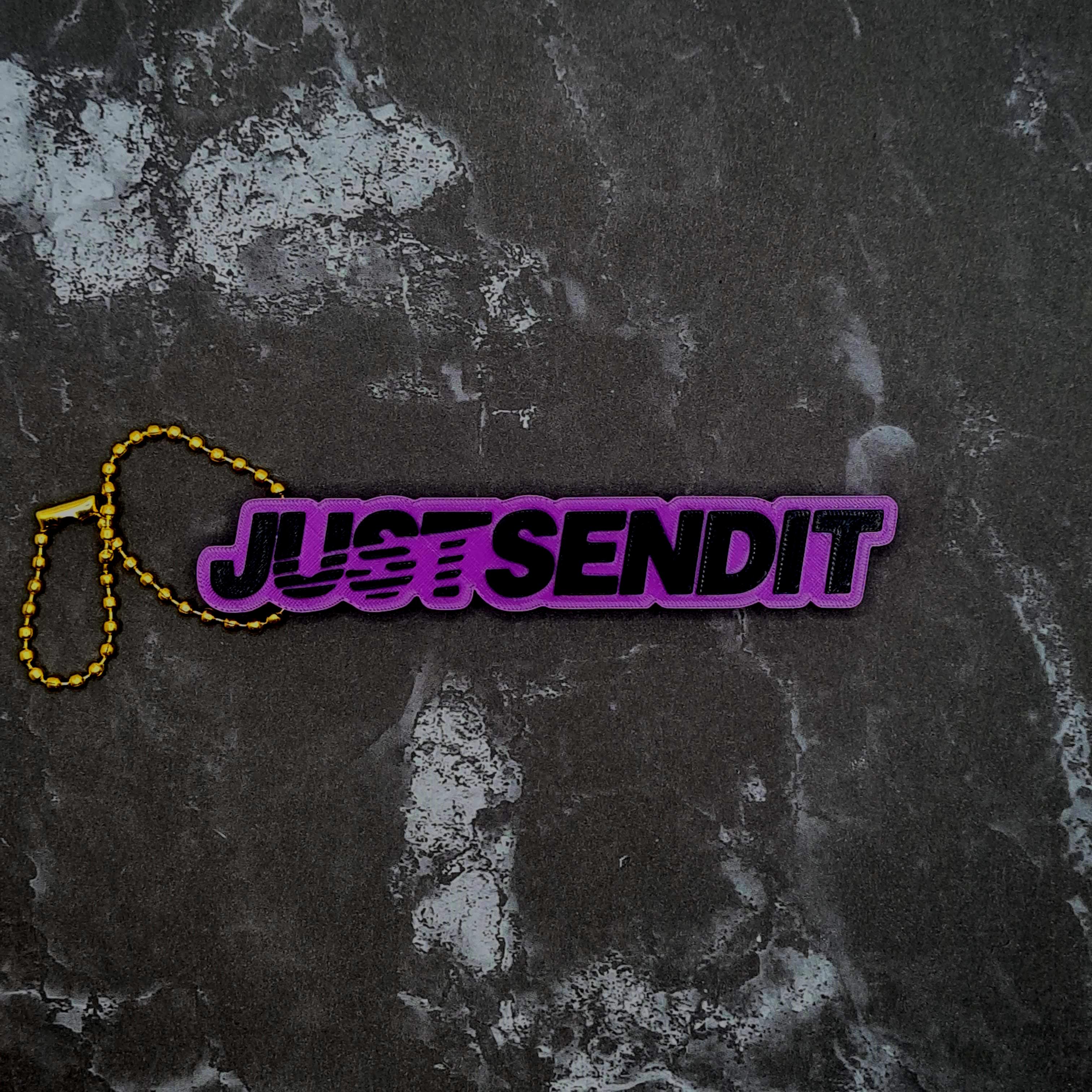 Just Send It Keychain 3d model