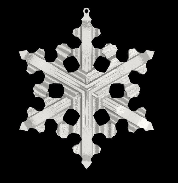 Wicked Snowflake 3d model