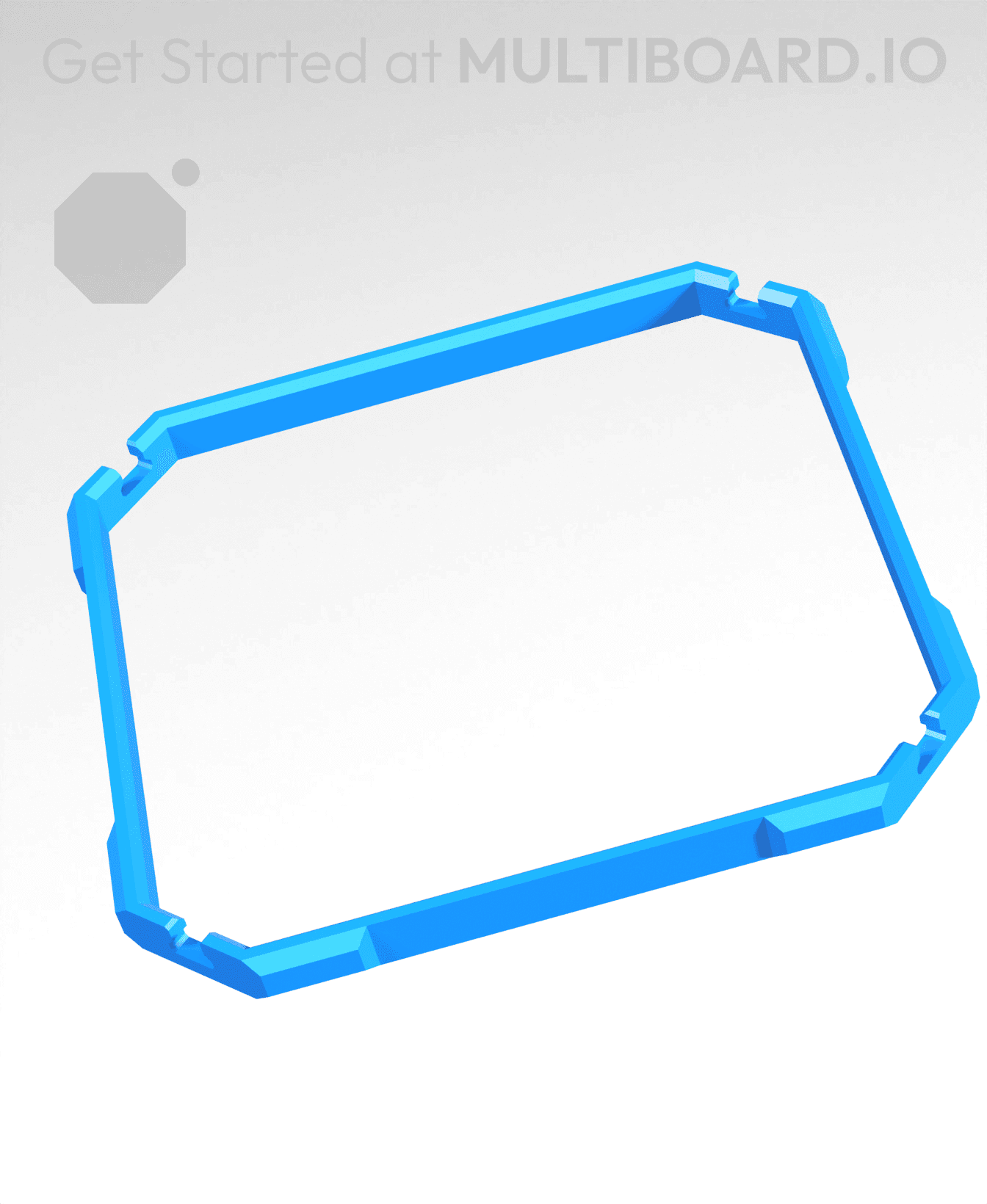 1x1 - Top Click Rim 3d model