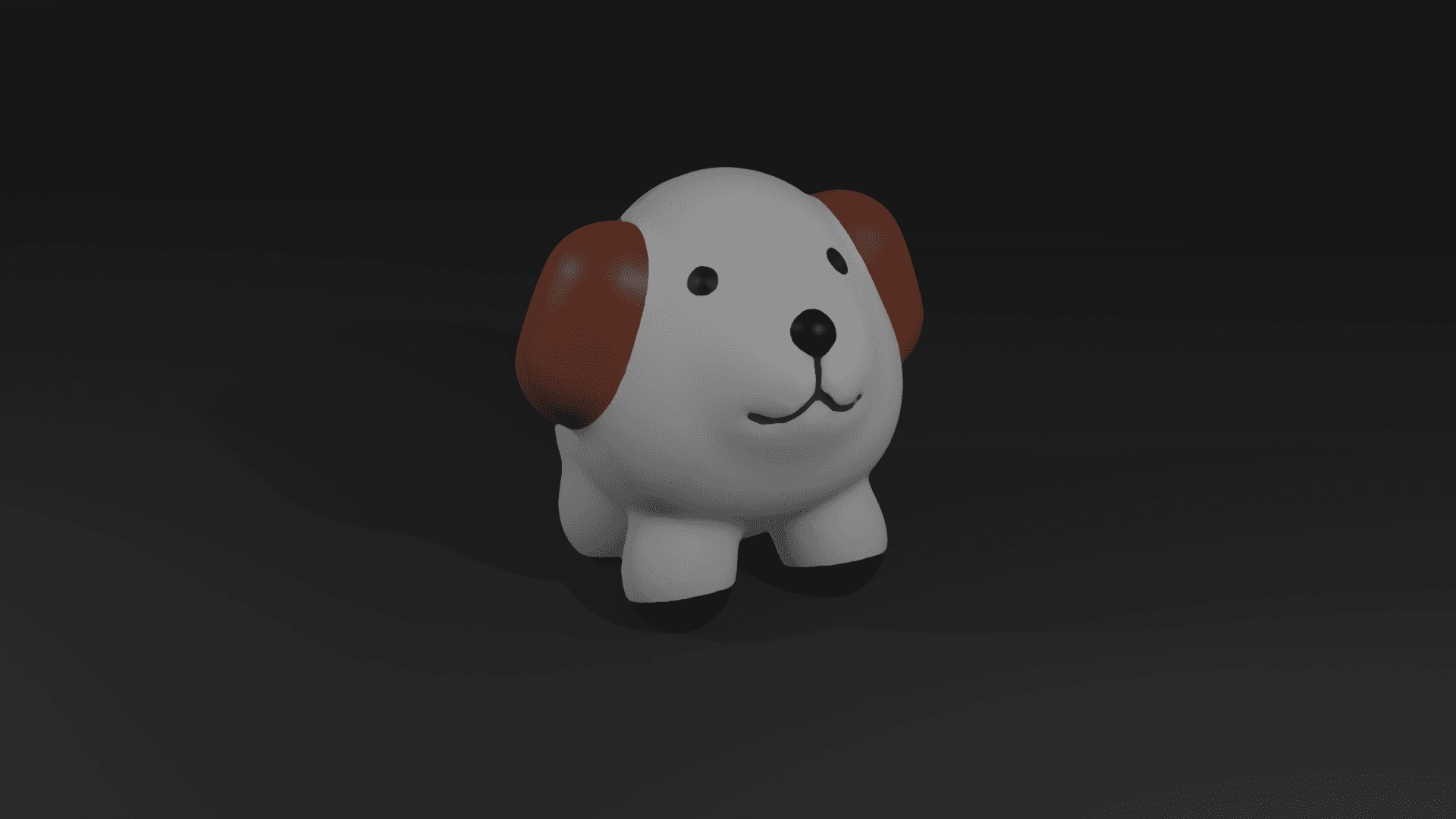 Piggy bank - "Doggy" - Balloon style 3d model