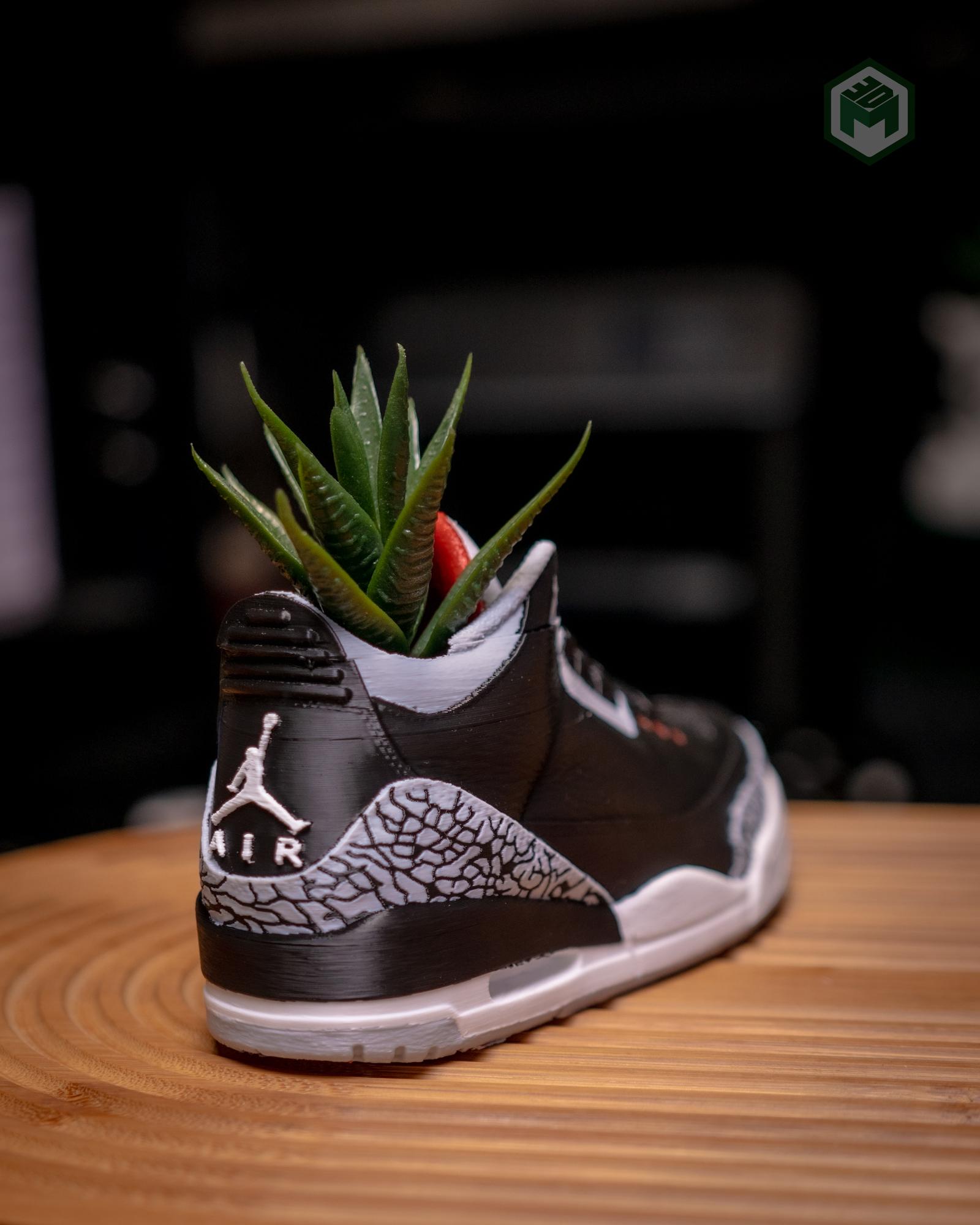 Jordan 3 Display / Mini Sneaker Planter  3d model