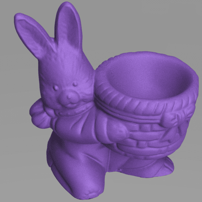 RABBIT POT FOR EGG 3d model