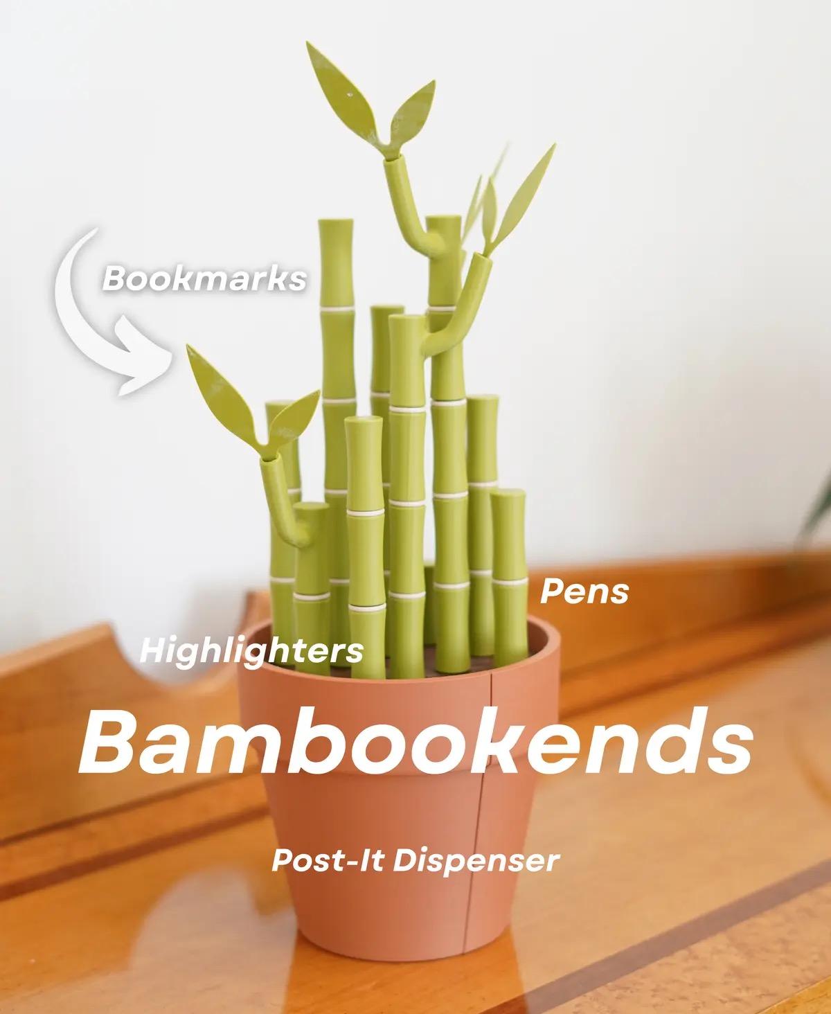 BAMBOOKENDS: 5 in 1 Functional Plant by elleSTVDIO 3d model