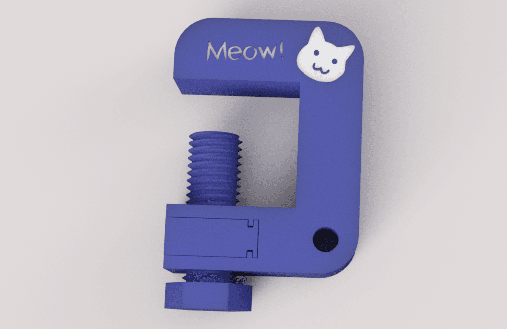 Cat Toy Table Hanger  3d model