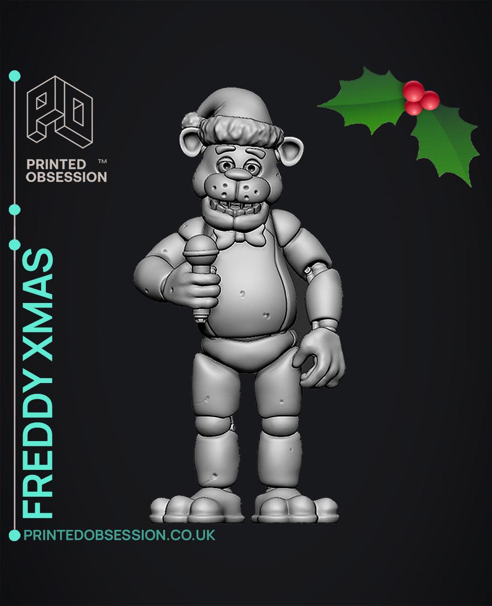 Freddy Xmas - FNAF - Fan Art 3d model