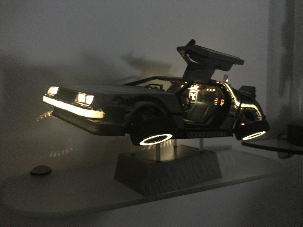 DIY DeLorean Time Machine with Lights!! 3d model