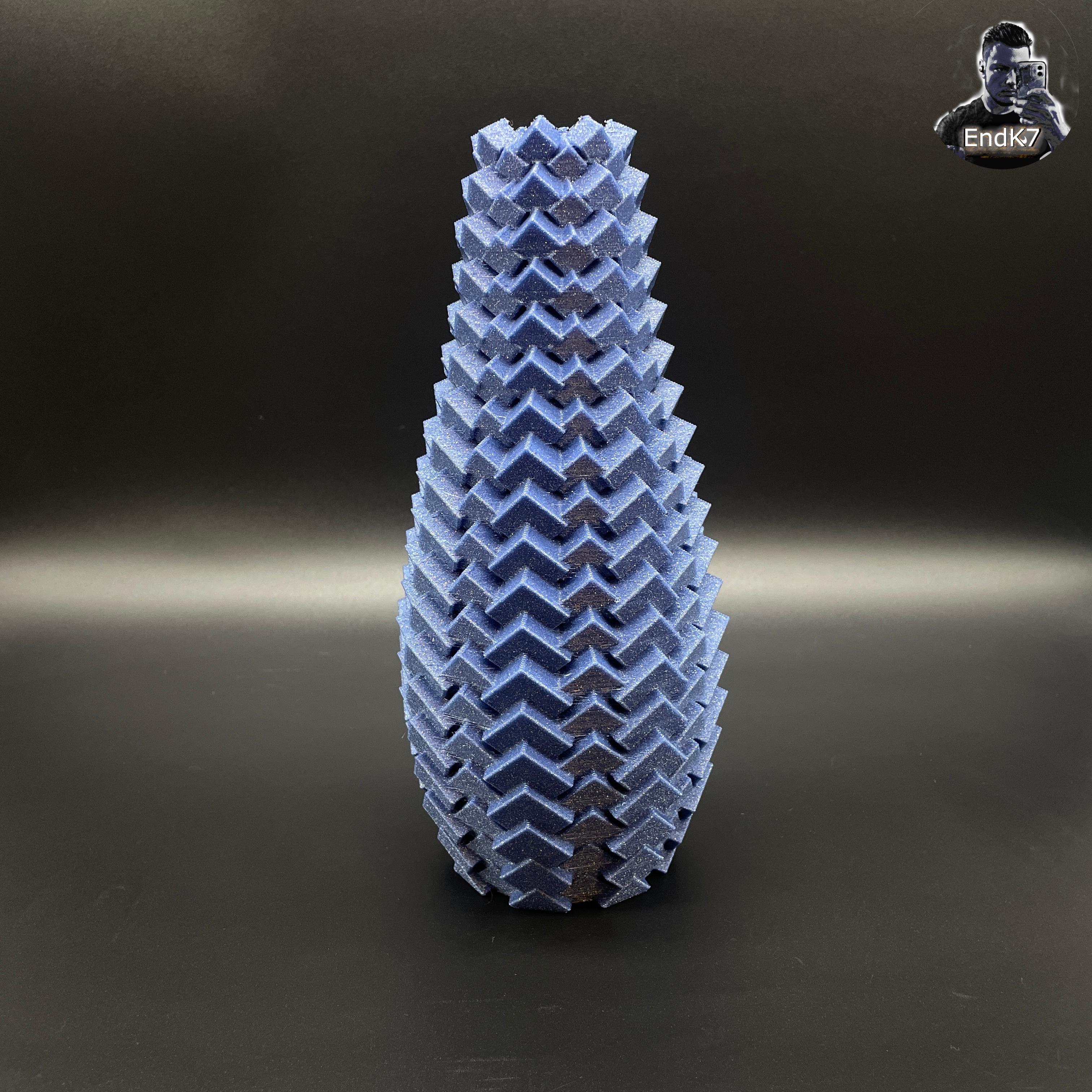 Cubic_Pattern_Vases 3d model