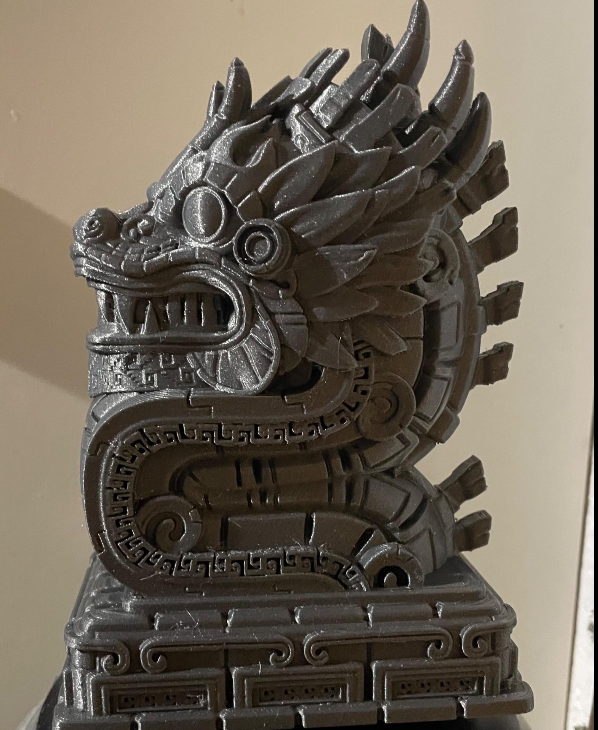 Aztec Dragon bust (Pre 3d model