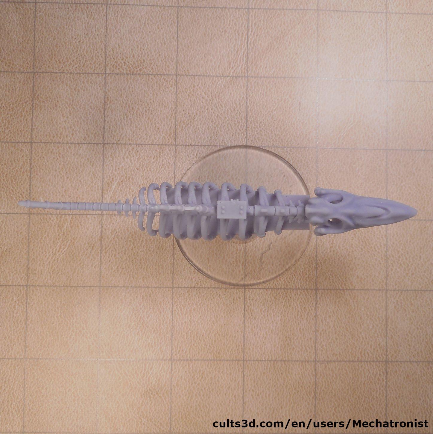 Skeleton Ship Spelljammer Miniature From DnD 2e 3d model