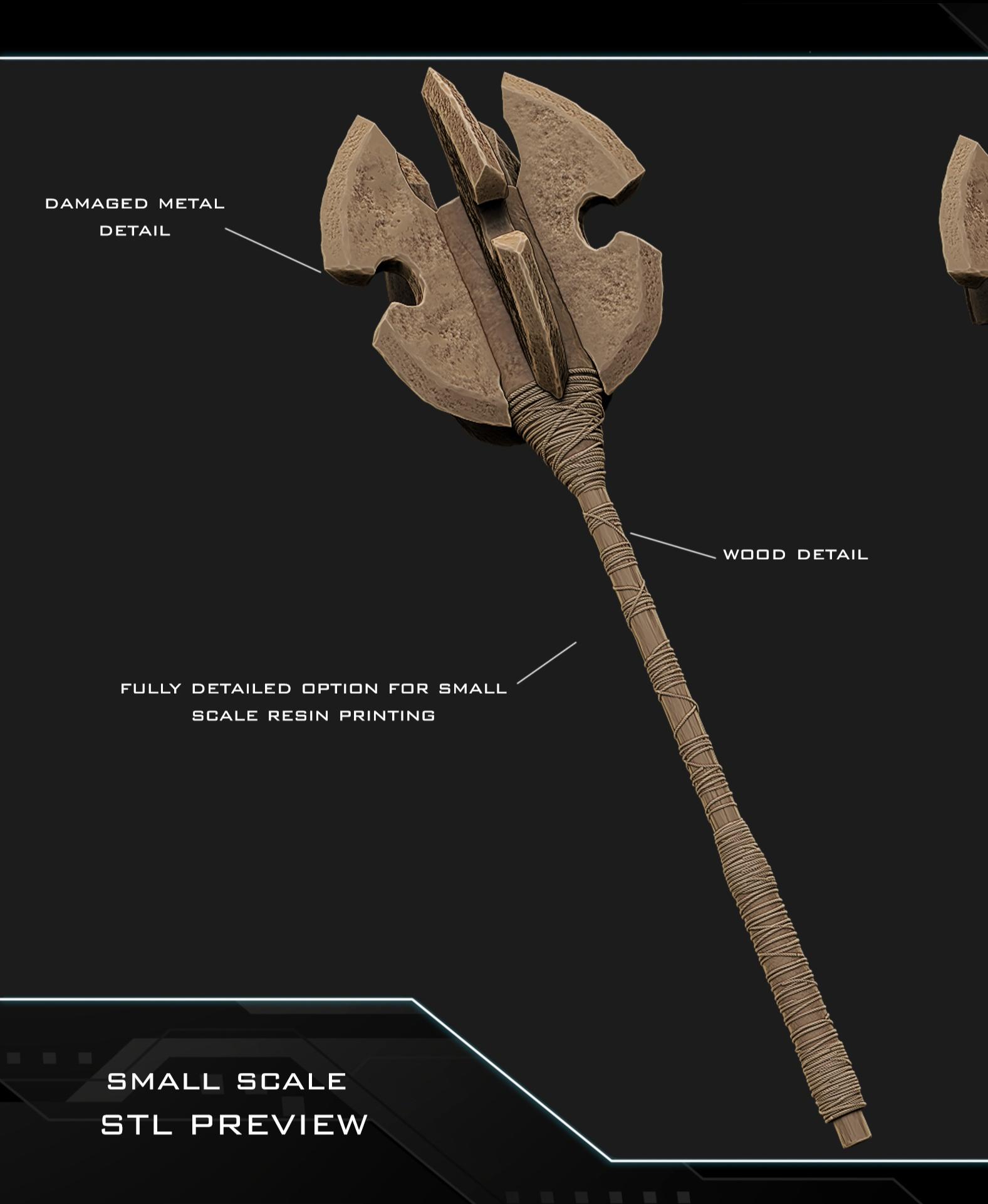 Azog mace 3d model