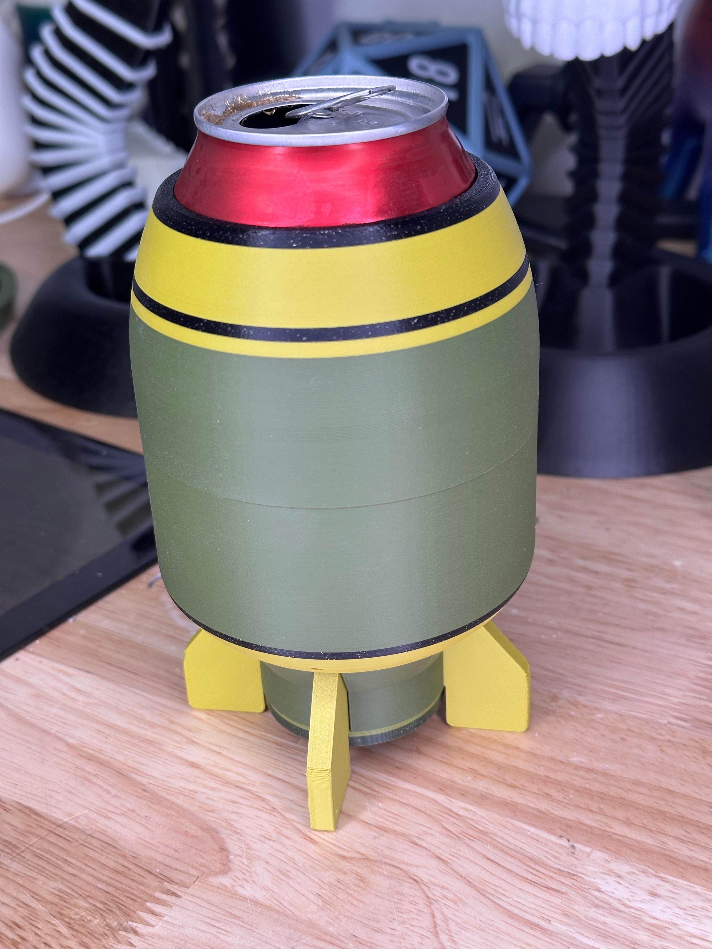 Rocket Can Cup - Elon Musk Can Cup 3d model