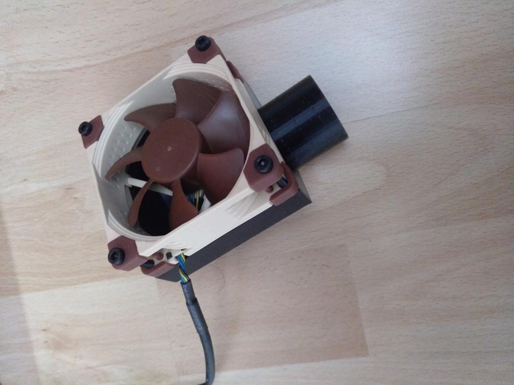 80mm Noctua Fan Funnel 3d model