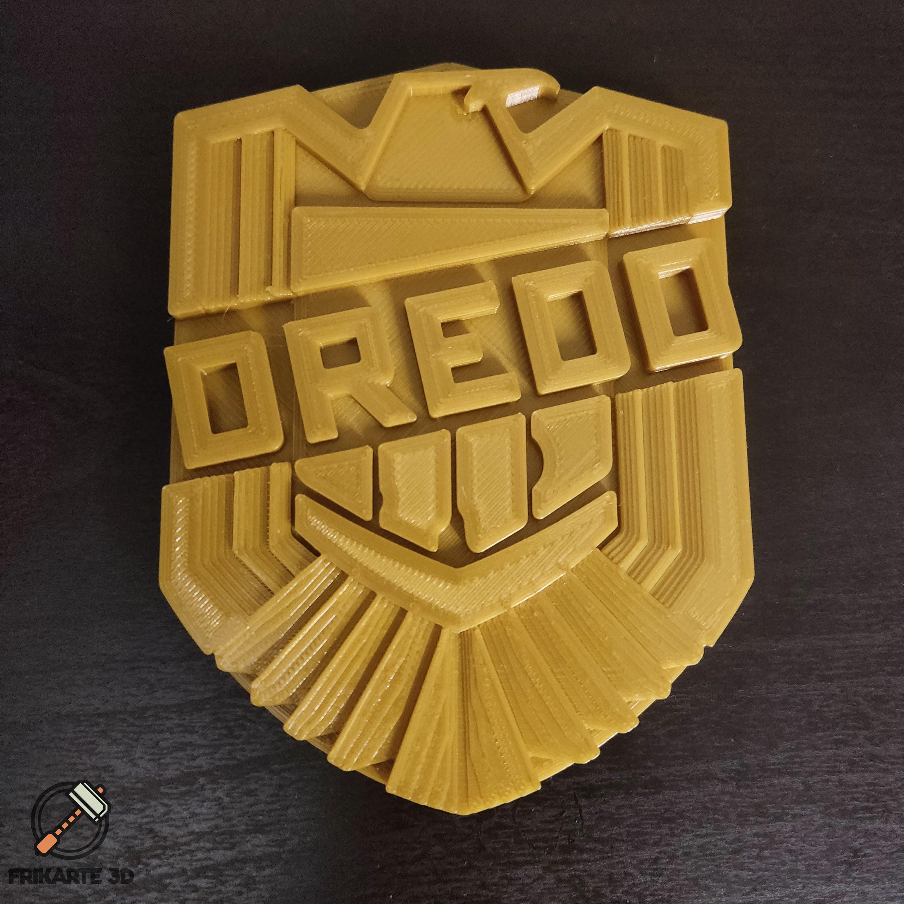 Judge Dredd Badge 3d model